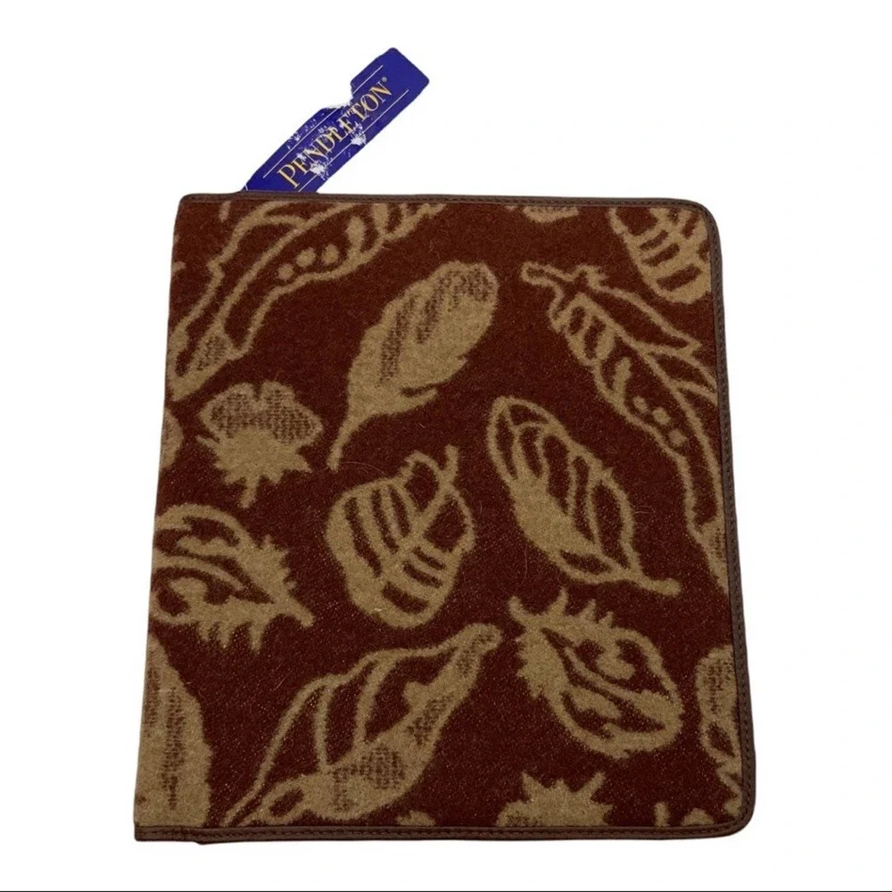 NWT Pendleton Wool Tablet Envelope Zipped Folio Agenda Case